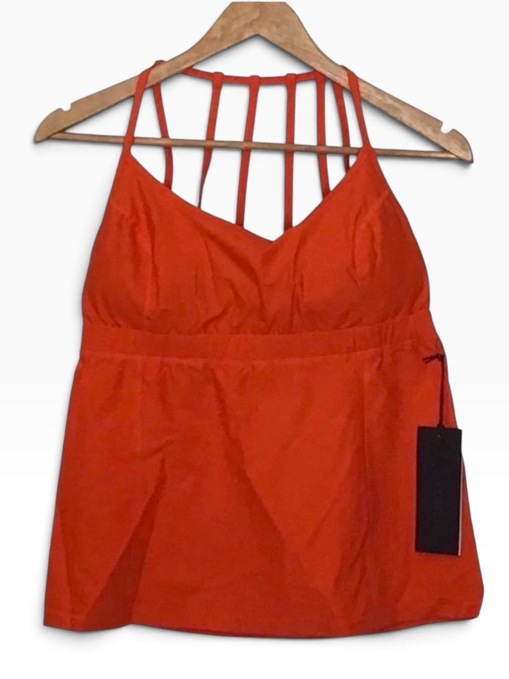 Sexy sport tank top Karma Gym cheeky red/orange light self bra sports medium
